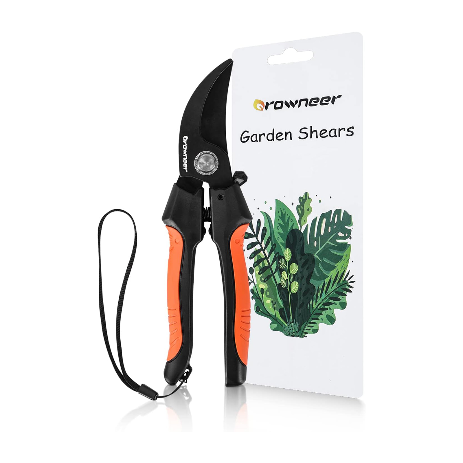 GROWNEER 6 Packs Trimming Scissors Teflon Coated Non Stick Blades Pruning  Shears Gardening Hand Pruning Snips with Straight Stainless Steel Precision  Blade - Growneer