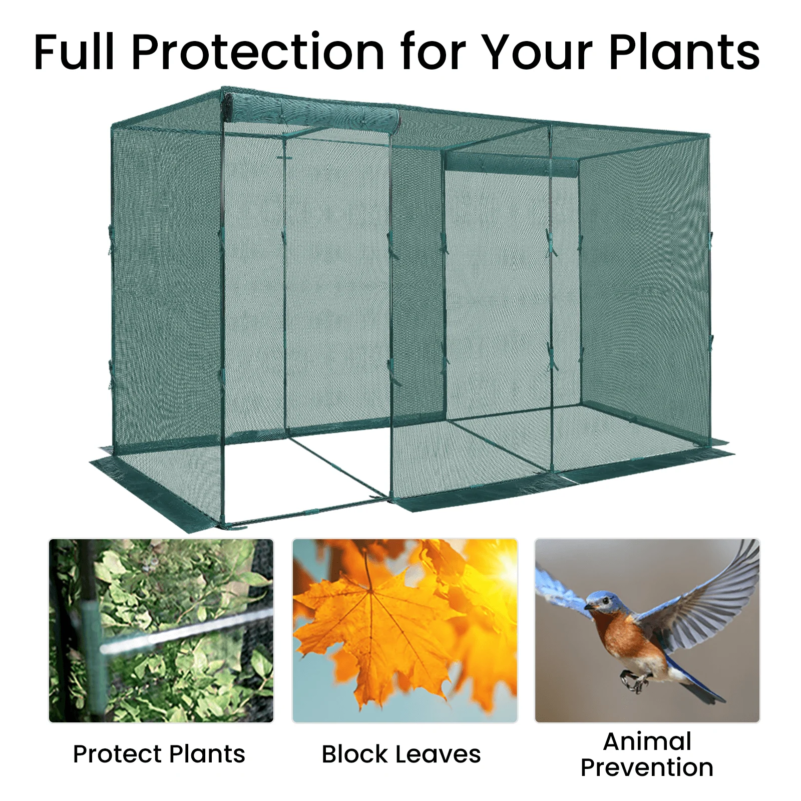 GROWNEER Crop Cage 4′ X 12′
