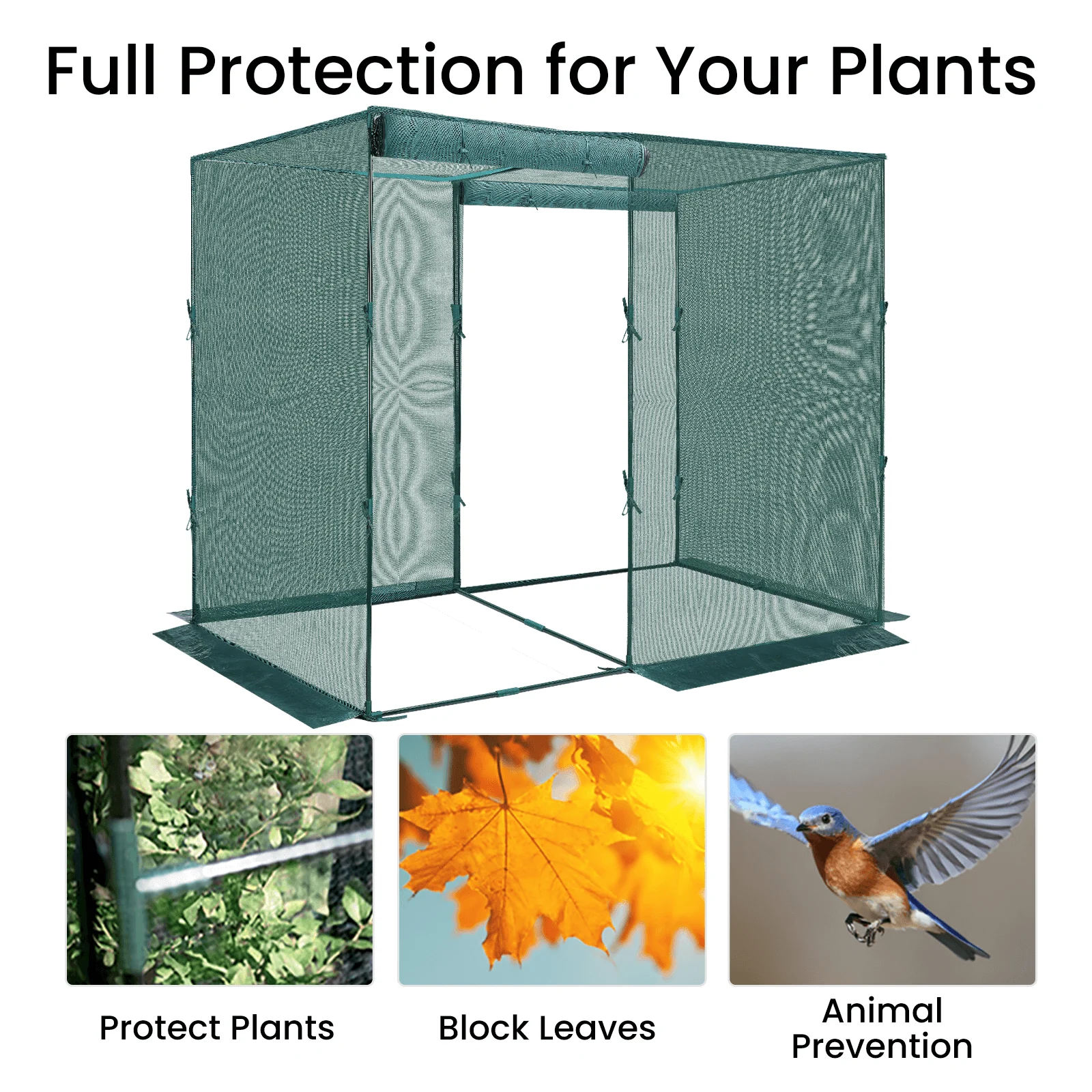 GROWNEER Crop Cage 4′ X 8′