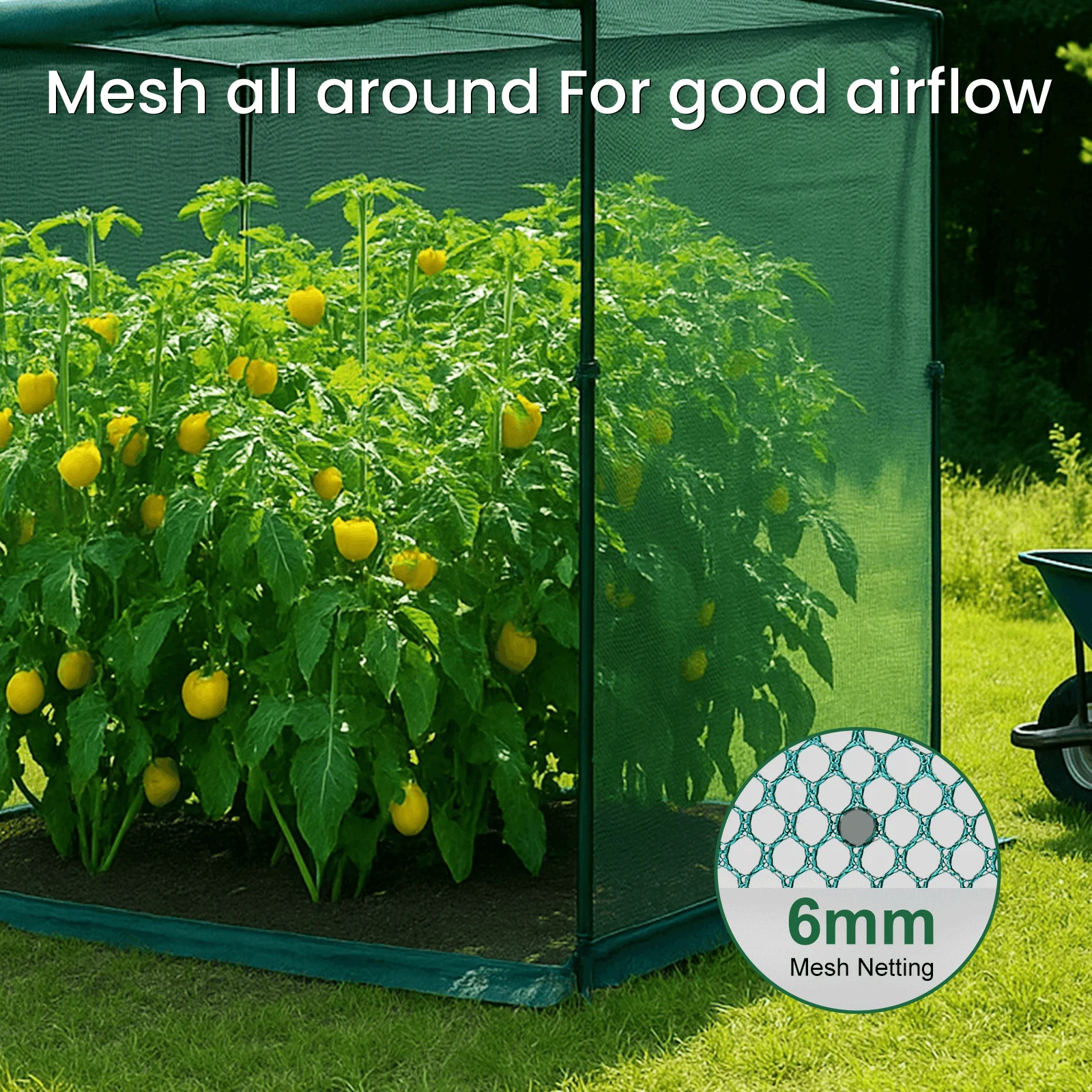 GROWNEER Crop Cage 4′ X 8′
