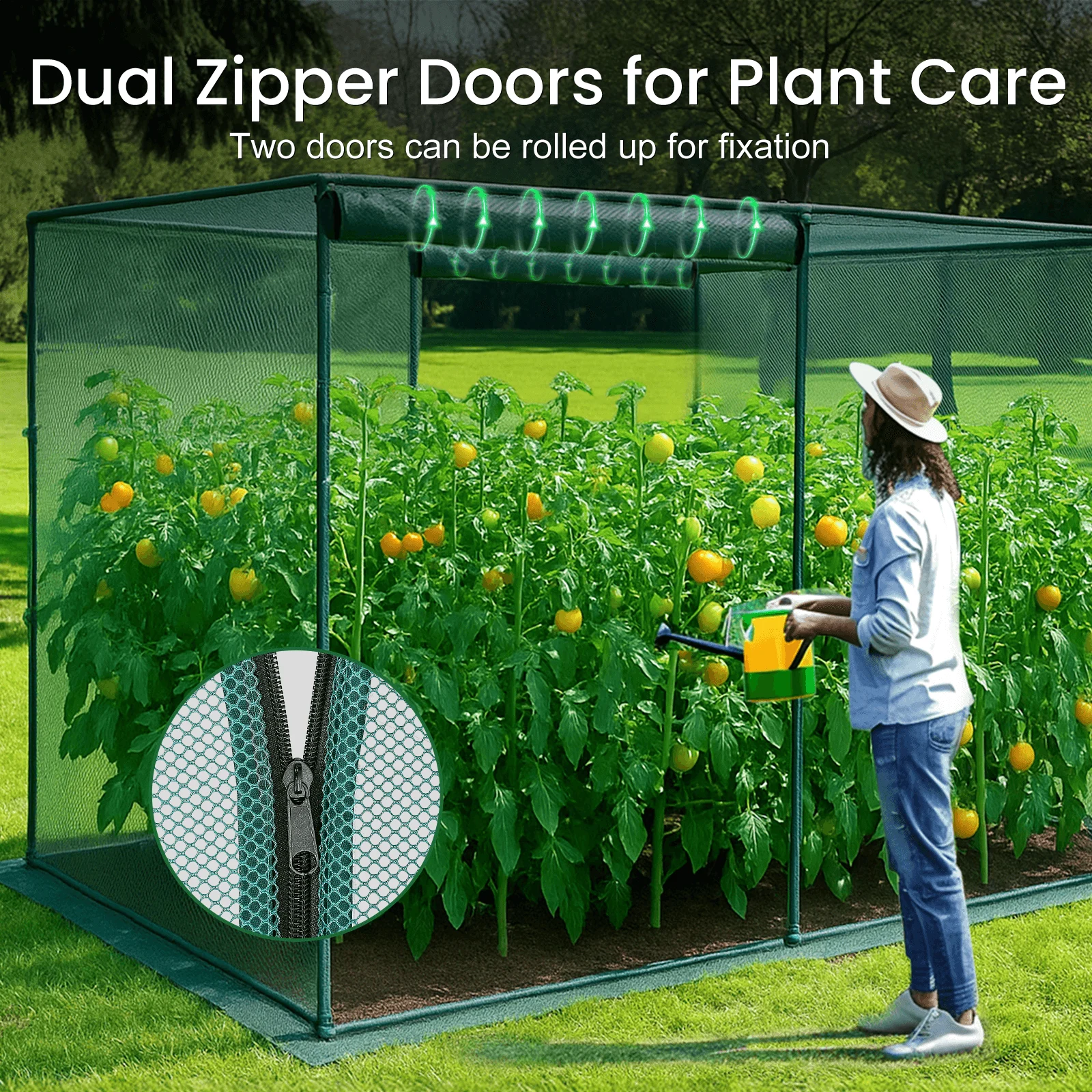 GROWNEER Crop Cage 4′ X 8′