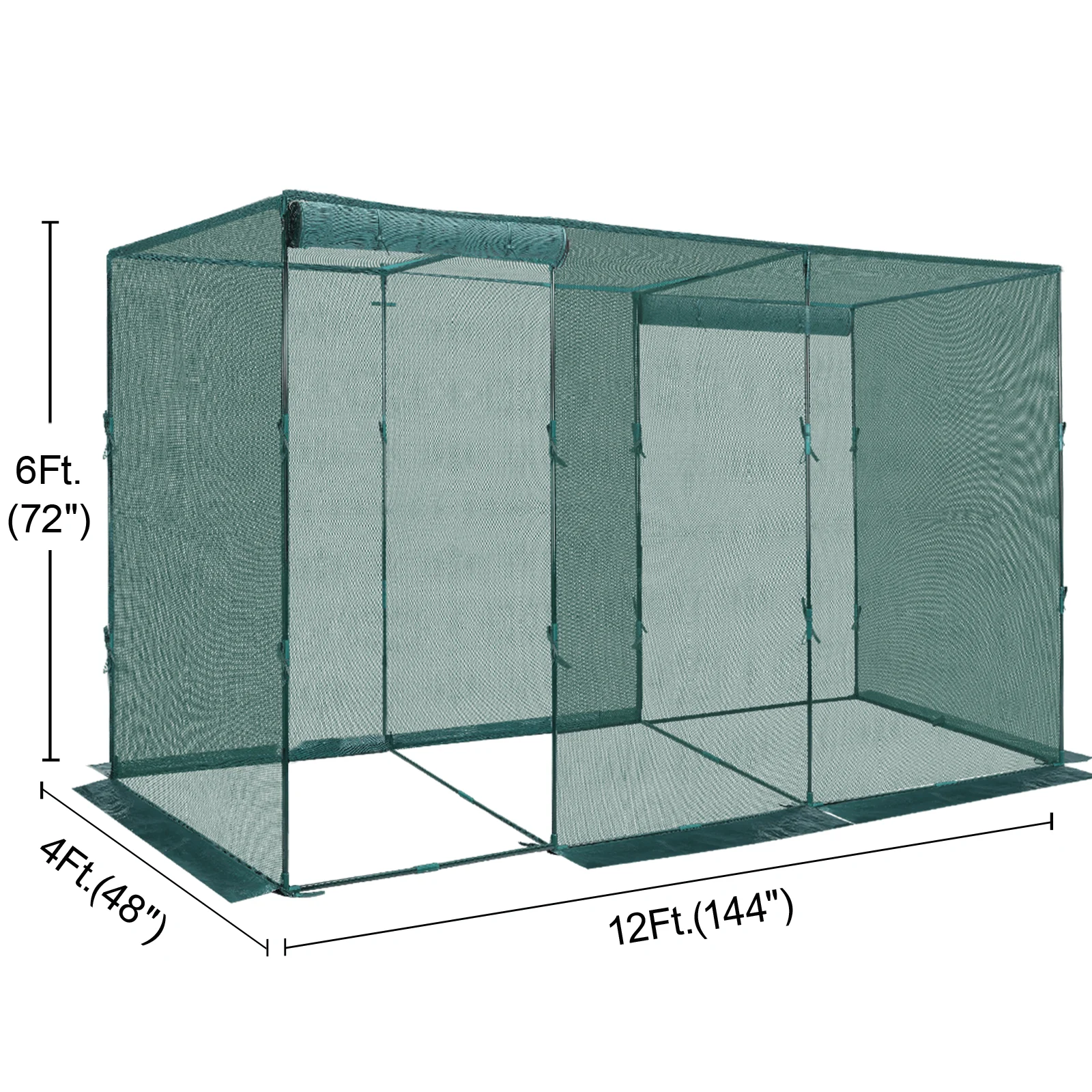 GROWNEER Crop Cage 4′ X 12′