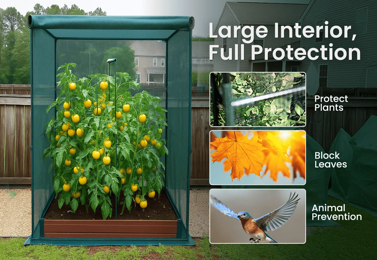 GROWNEER Crop Cage 4′ X 4′