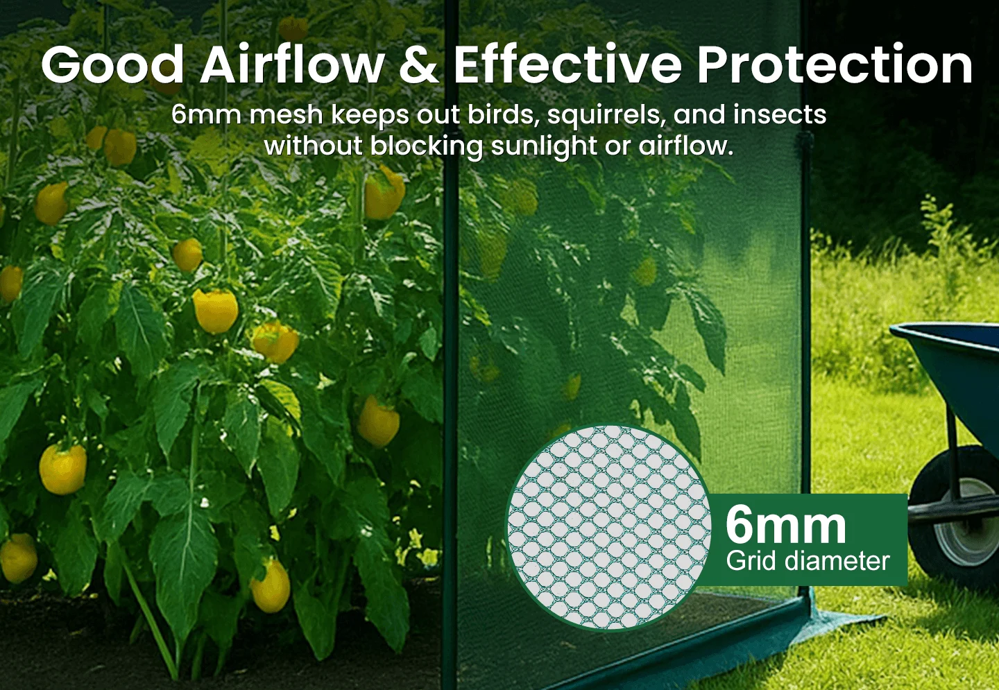 GROWNEER Crop Cage 4′ X 4′