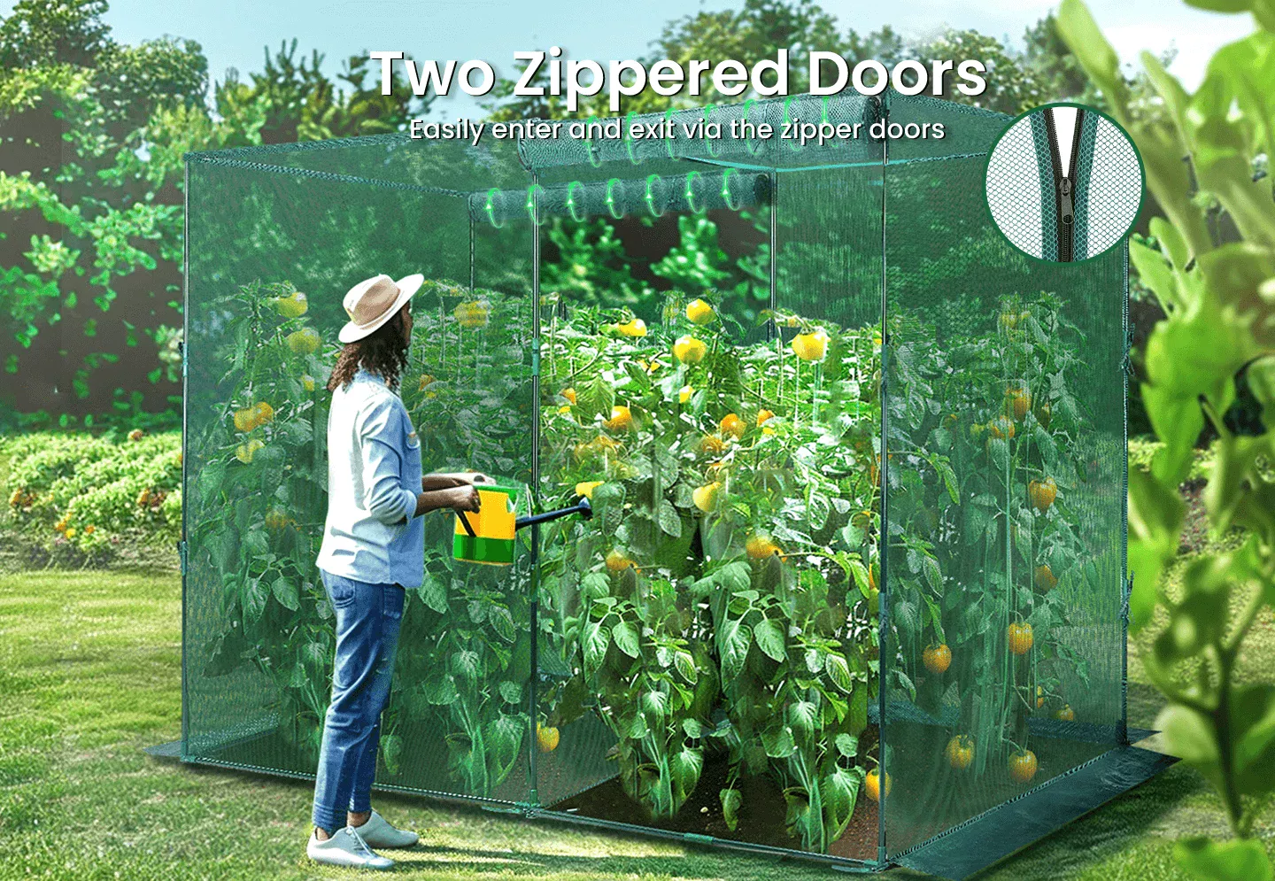 GROWNEER Crop Cage 6.5' x 10' -5