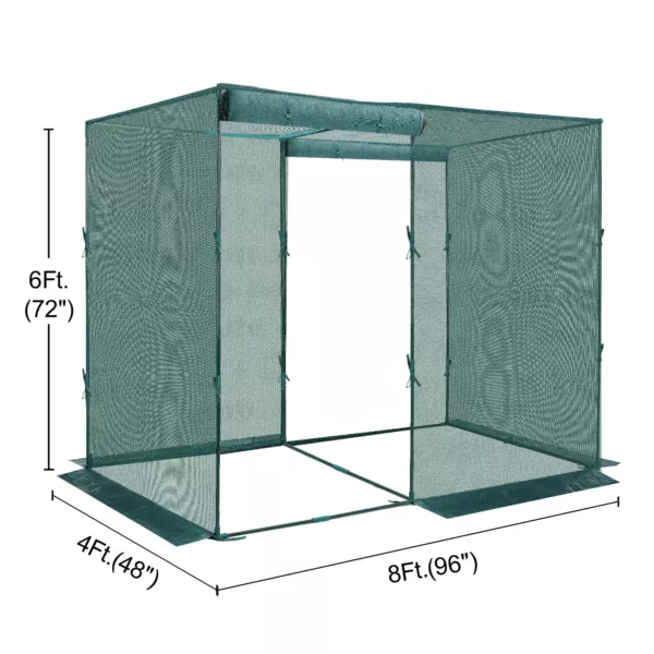 GROWNEER Crop Cage 4′ X 8′
