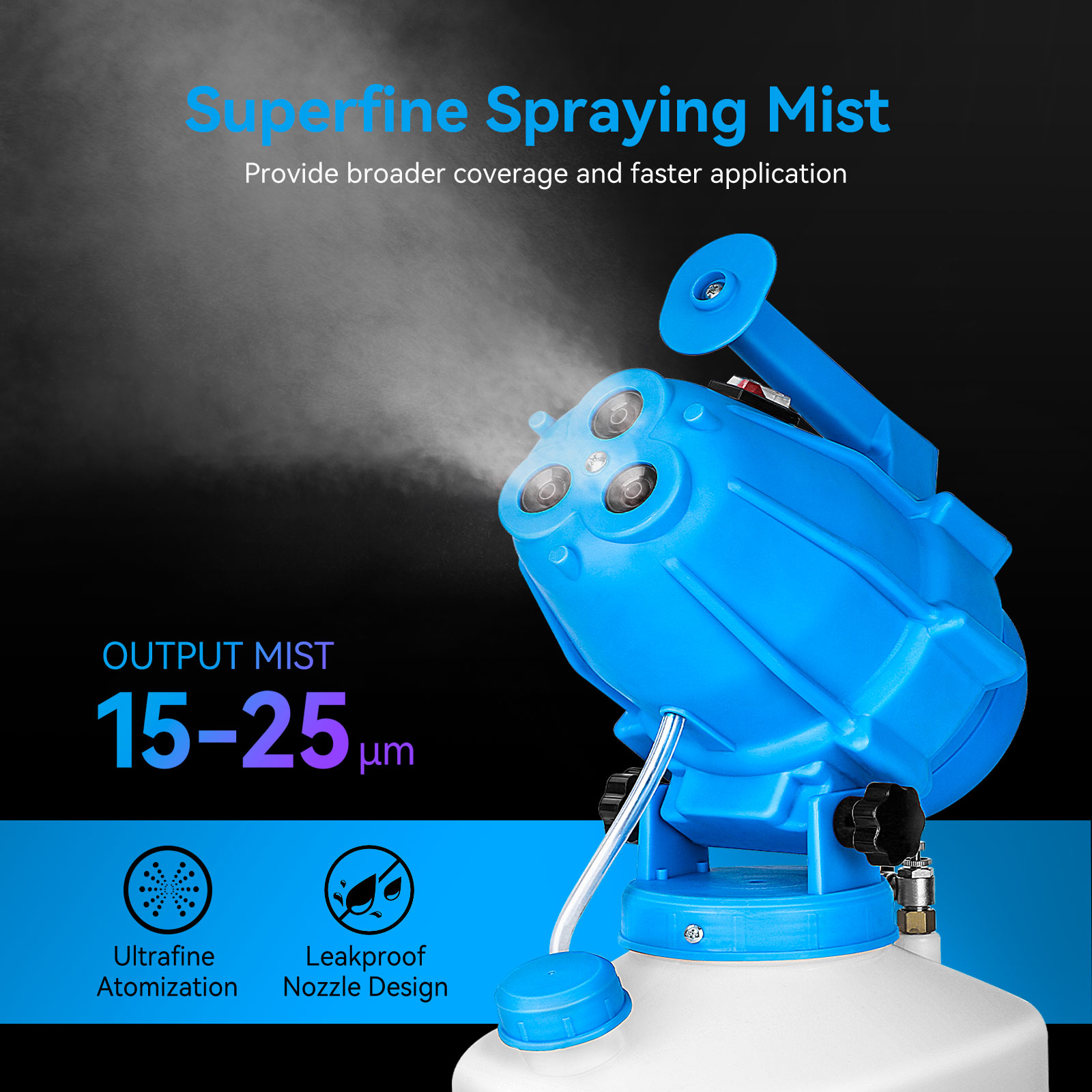 thumbnail image 2 of Electric ULV Sprayer Portable Fogger Machine Disinfection Machine For 2 of 9